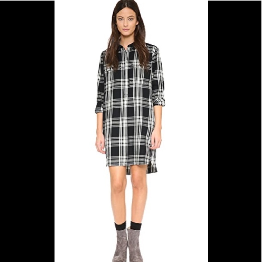 🎃2 for $15!🎃 MADEWELL plaid shirtdress. pockets